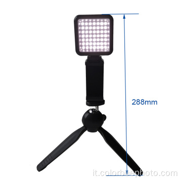 Lampada tascabile a LED per fotocamera portatile con illuminazione a mini foto